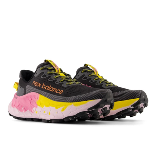 New Balance Fresh Foam X More Trail v3 Black Ginger Lemon Real Pink