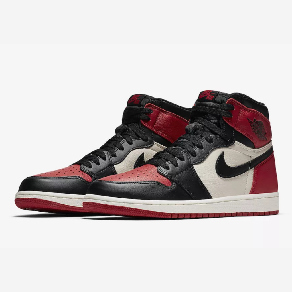 Air jordan 1 retro high bred toe