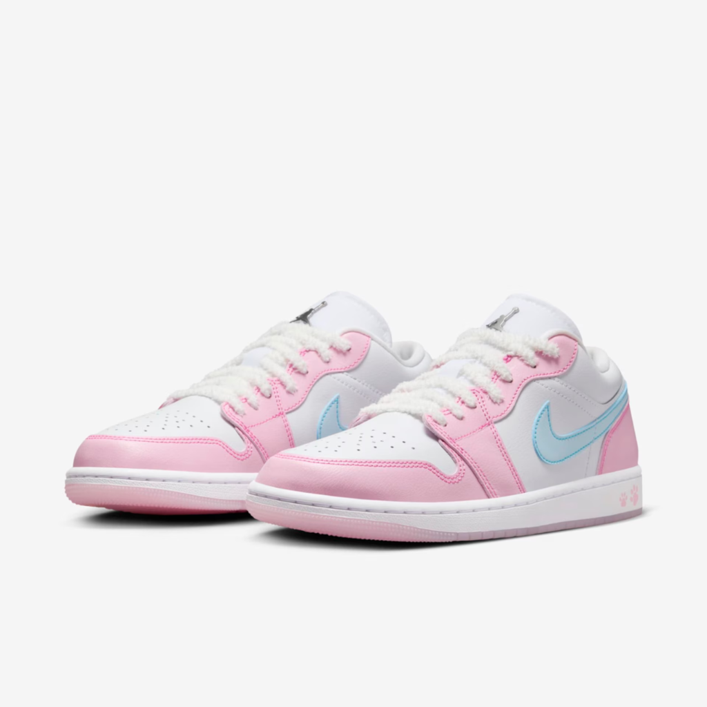 Air jordan 1 low paw print