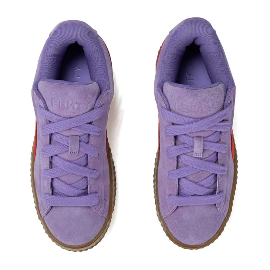 Puma creeper fenty purple red