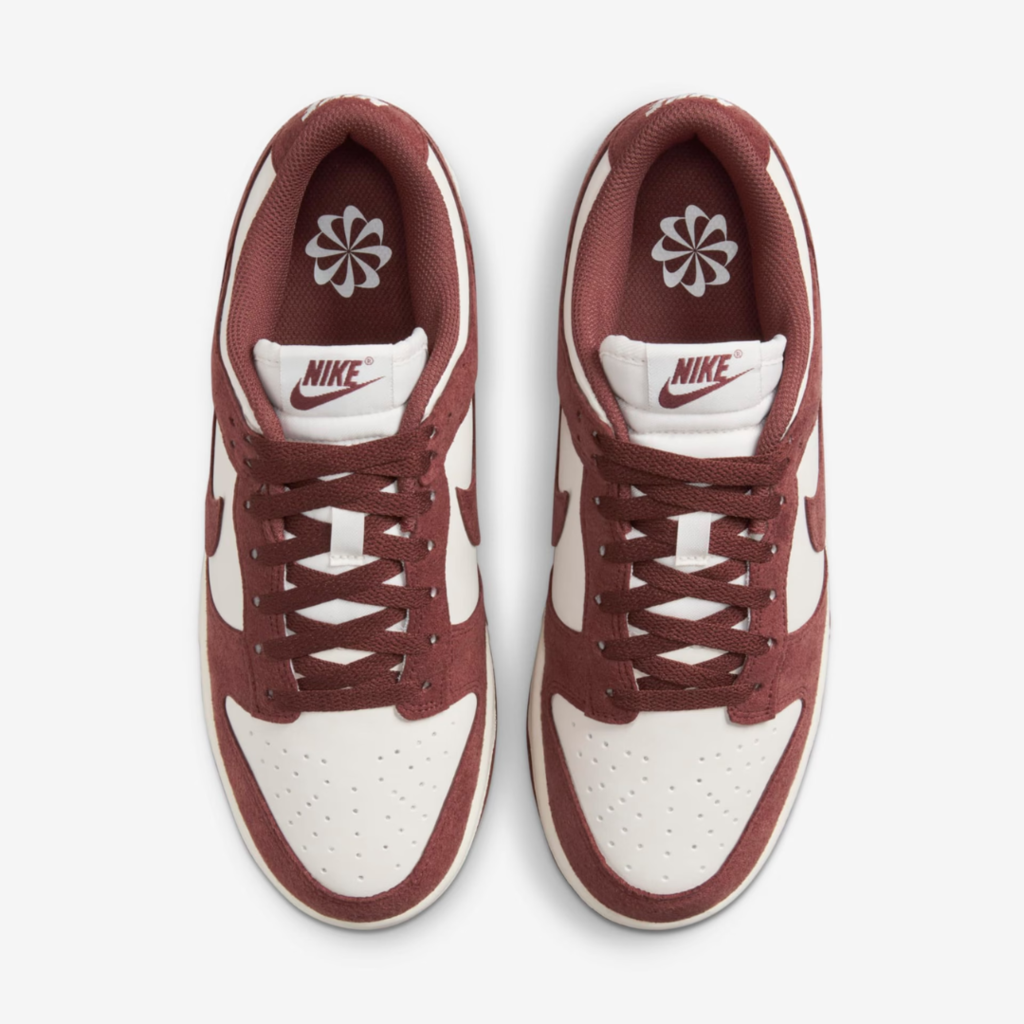 Dunk low next nature red sepia