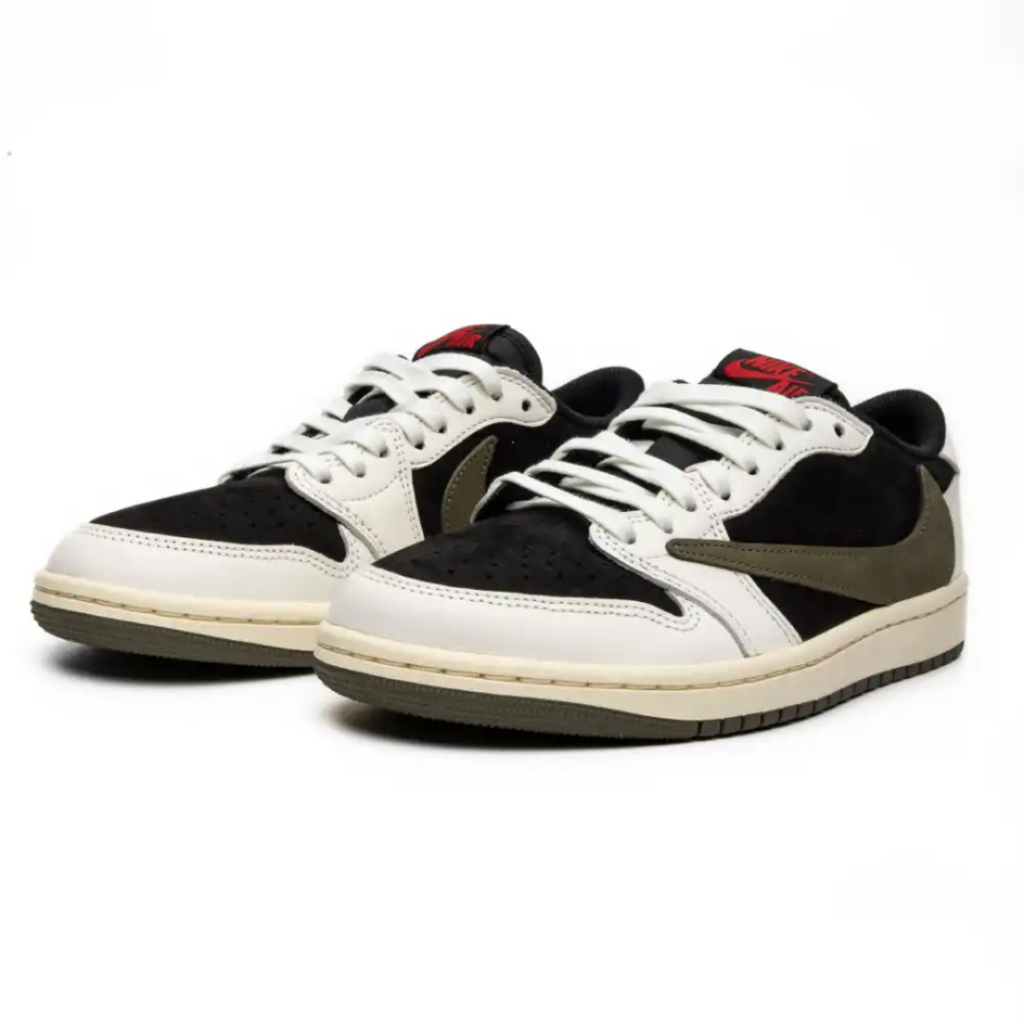 Air jordan 1 low travis scott olive