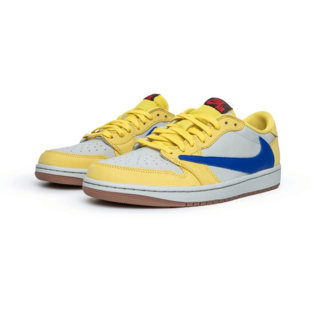 Air jordan 1 low canary travis scott