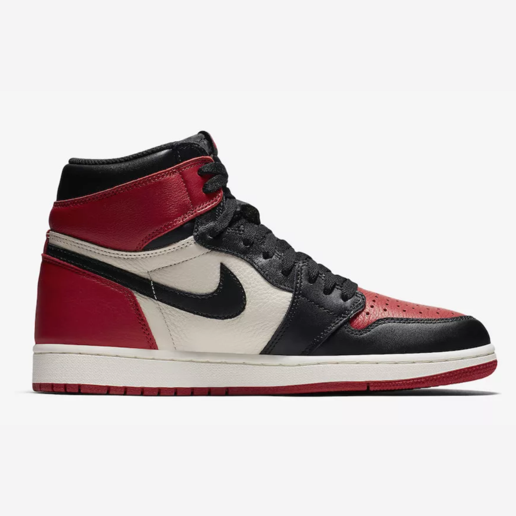 Air jordan 1 retro high bred toe