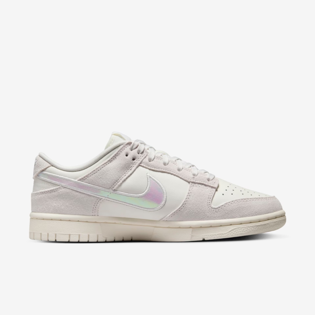 Dunk low iridescent swoosh