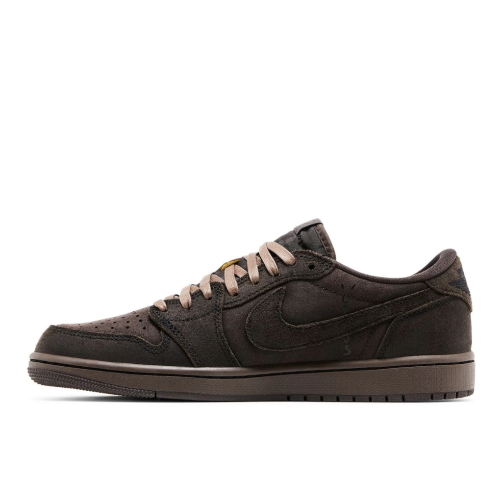 Air jordan 1 low og sp x travis scott velvet brown