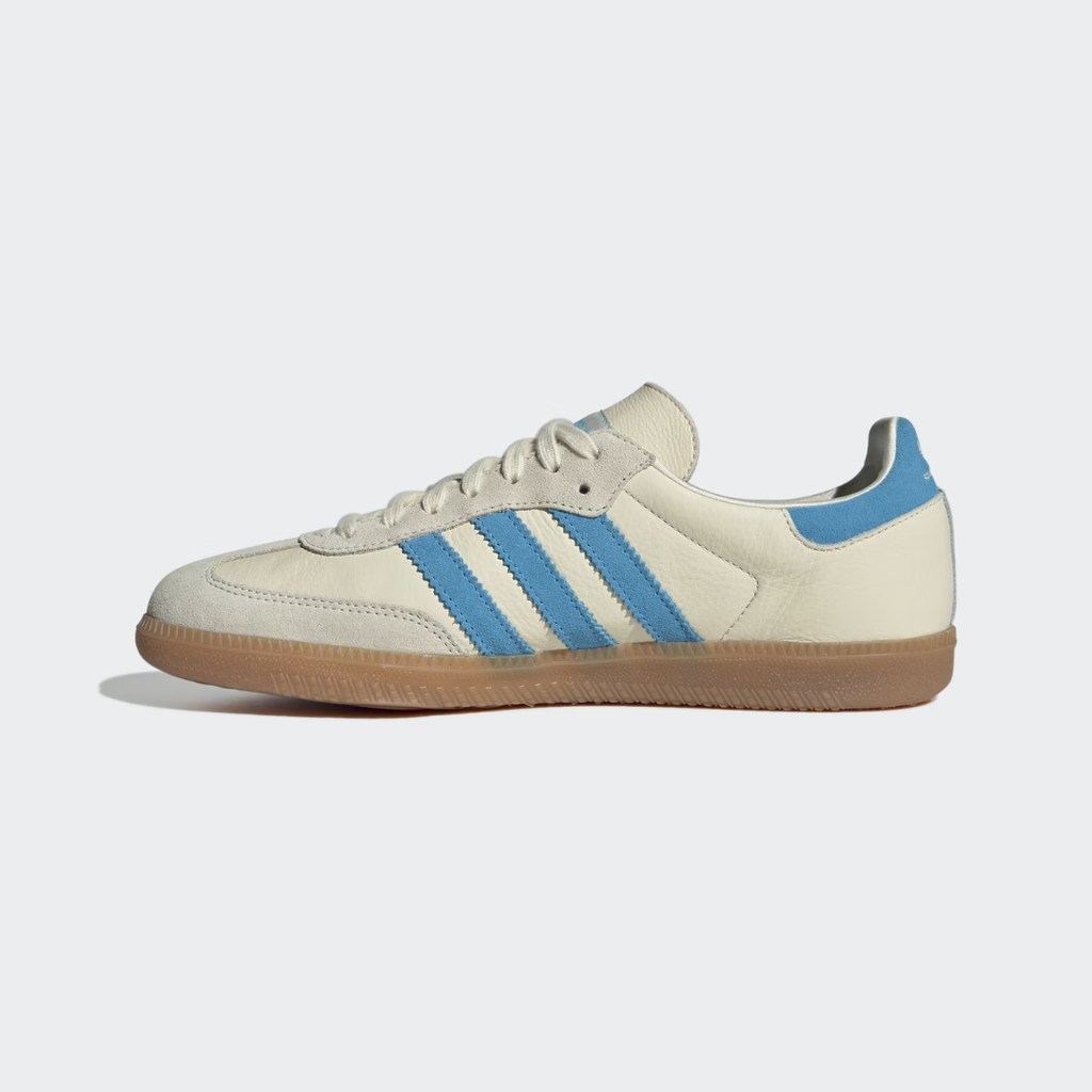 Samba sporty and rich cream white and blue rush