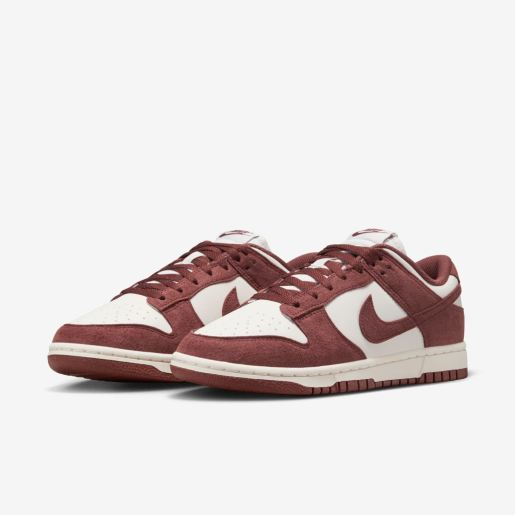 Dunk low next nature red sepia