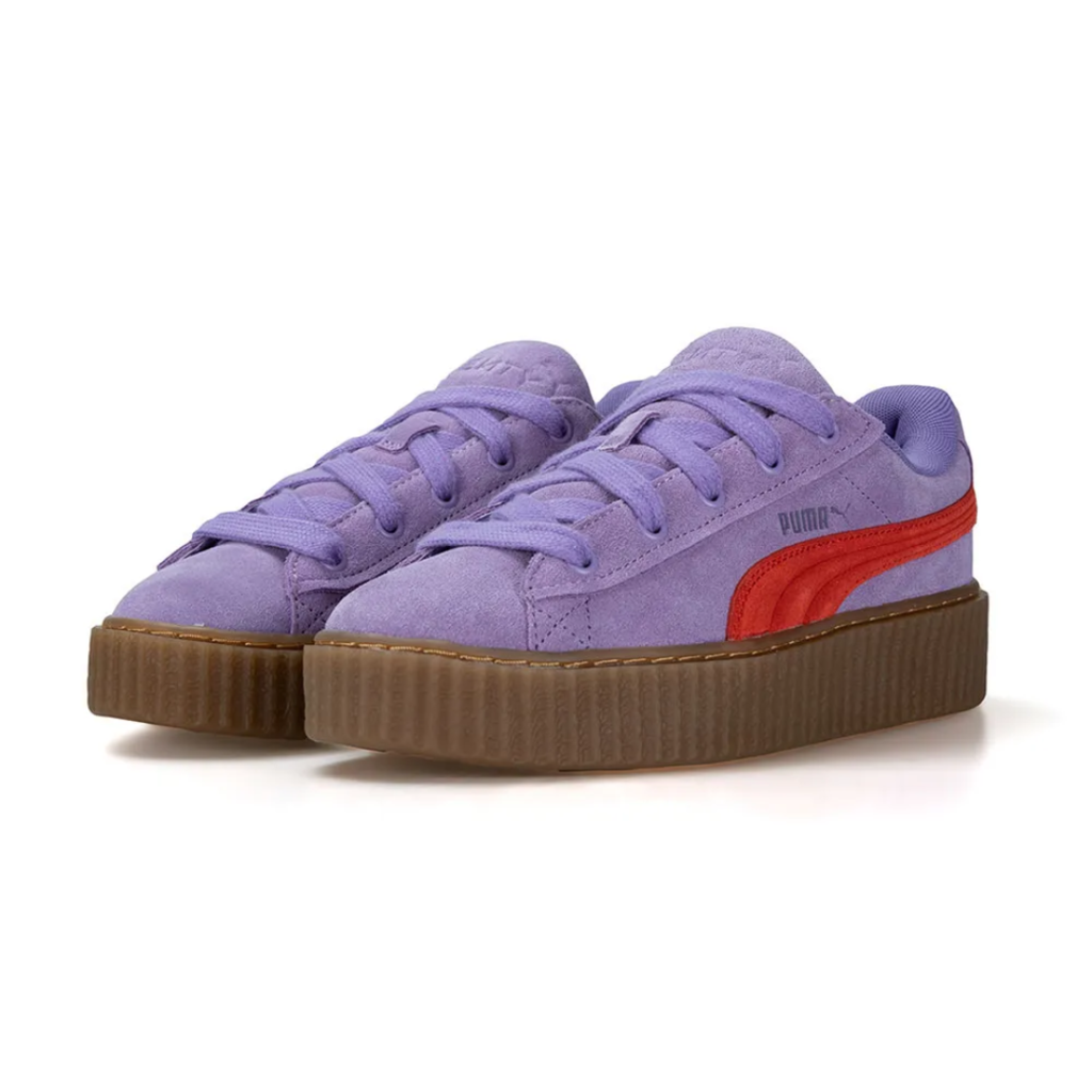 Puma creeper fenty purple red