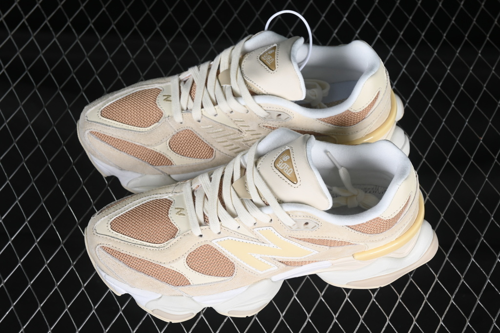 New balance 9060 brown ivory white