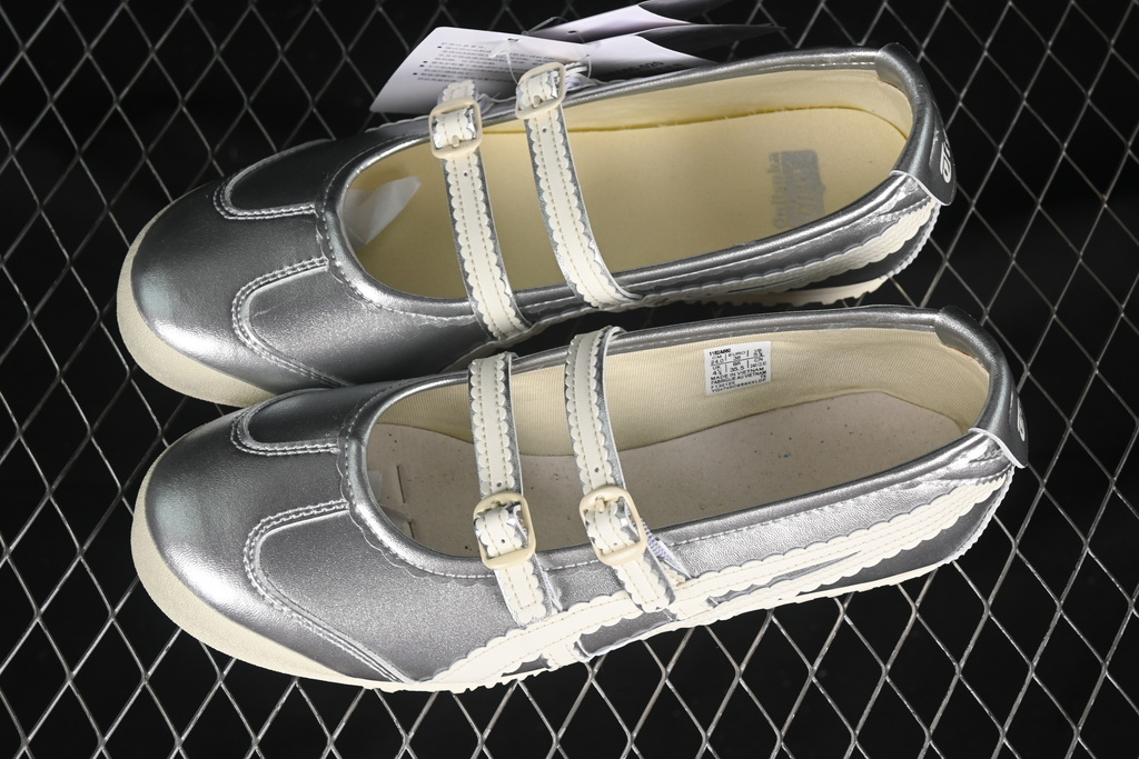 Asics onitsuka tiger mexico 66 tgrs silver cream