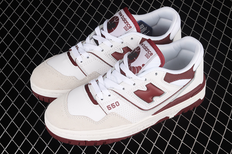 New balance 550 burgundy