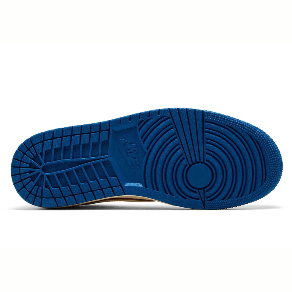 Air jordan 1 low fragment x travis scott sail military blue