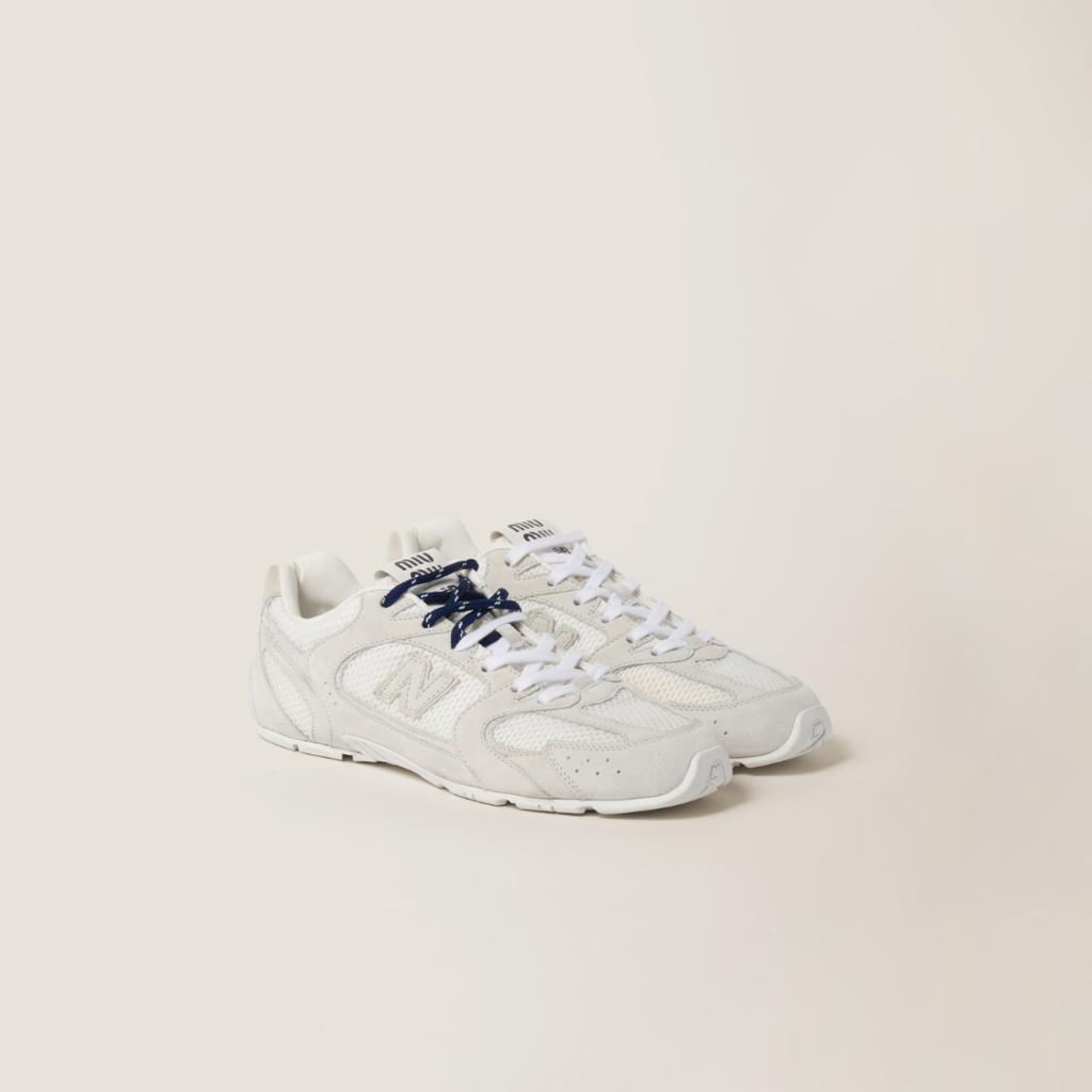 New balance 530 sl x miumiu white and blue