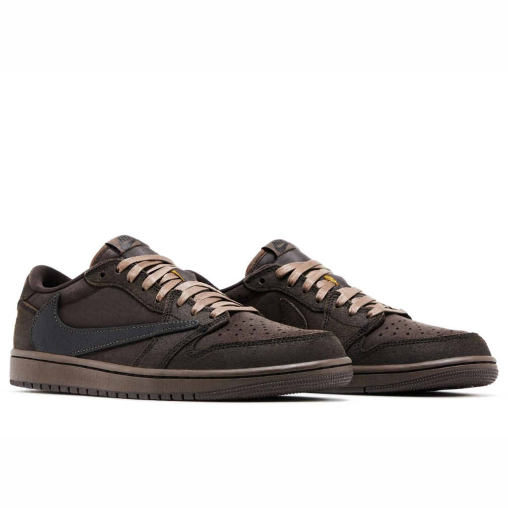 Air jordan 1 low og sp x travis scott velvet brown