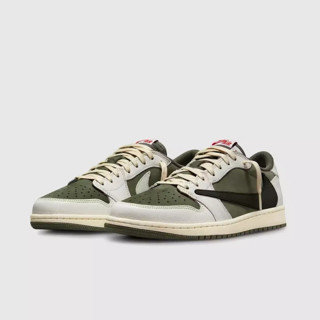 Air jordan 1 low travis scott medium olive
