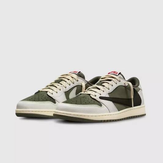 Air jordan 1 low travis scott medium olive pronta entrega