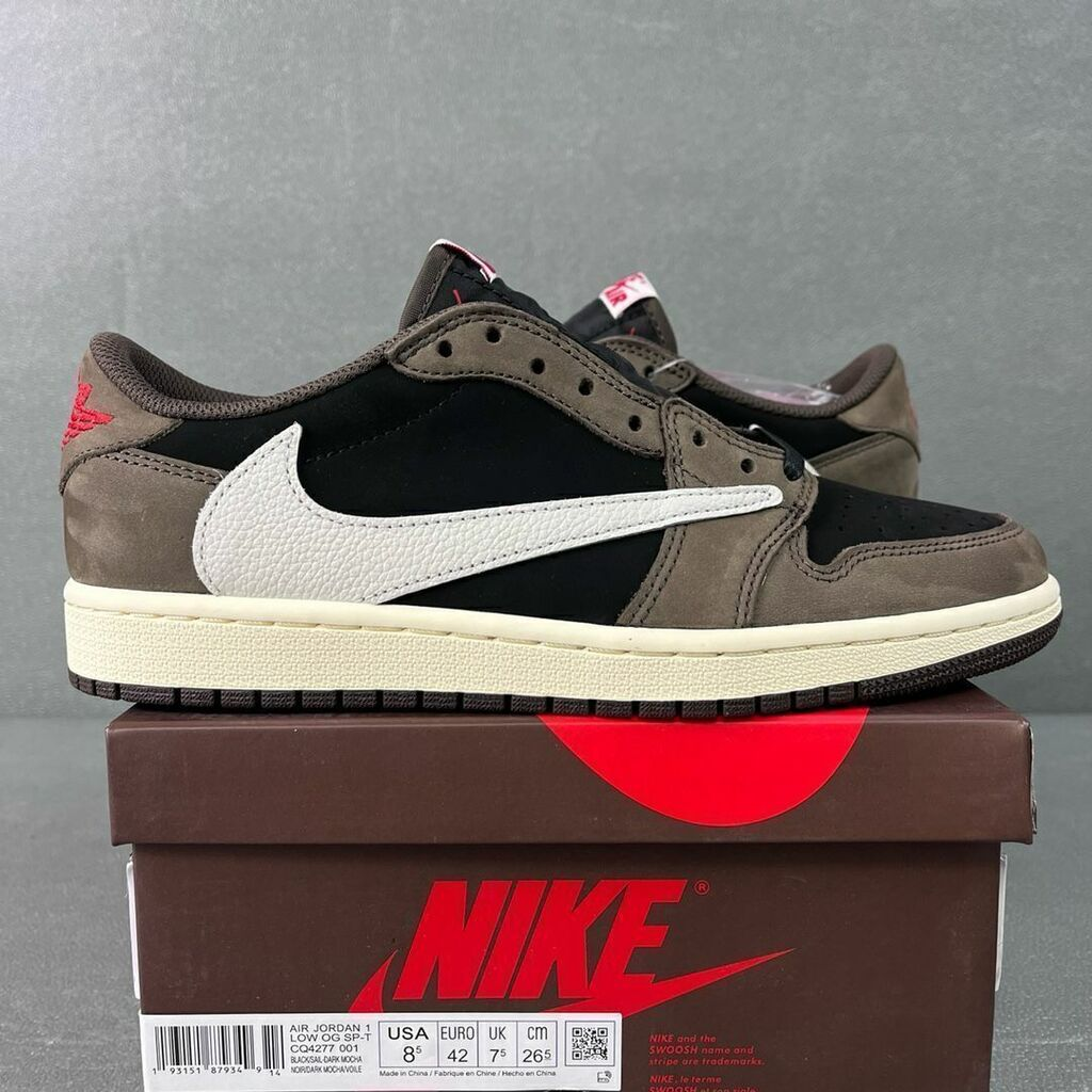 Air jordan 1 low x travis scott retro sp dark mocha