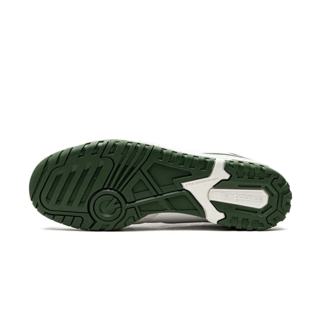 New balance 550 white and green