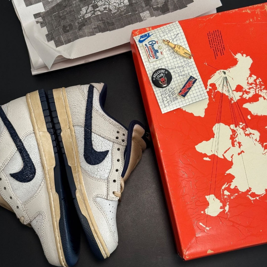 Nike Dunk Low Phantom Midnight Navy x Stranger Things