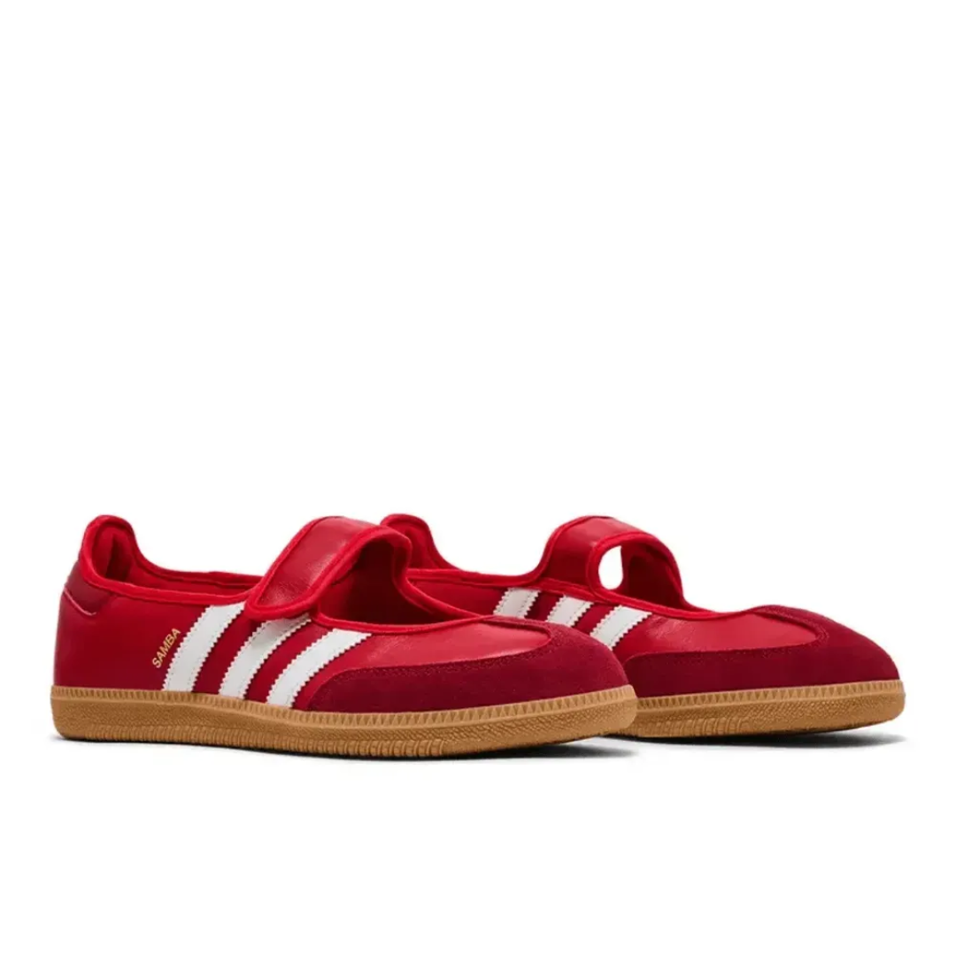 Samba Jane Scarlet White Gum