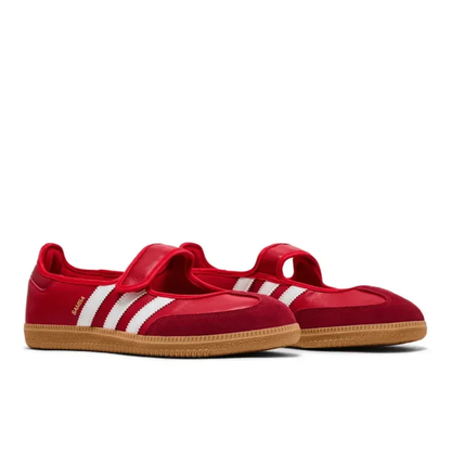Samba Jane Scarlet White Gum