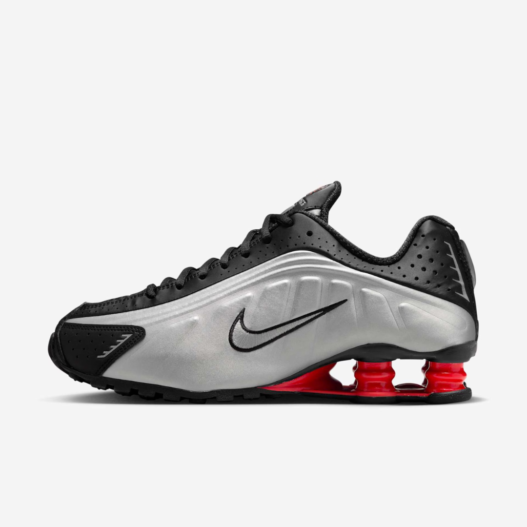 Nike Shox R4 Black Metallic Silver
