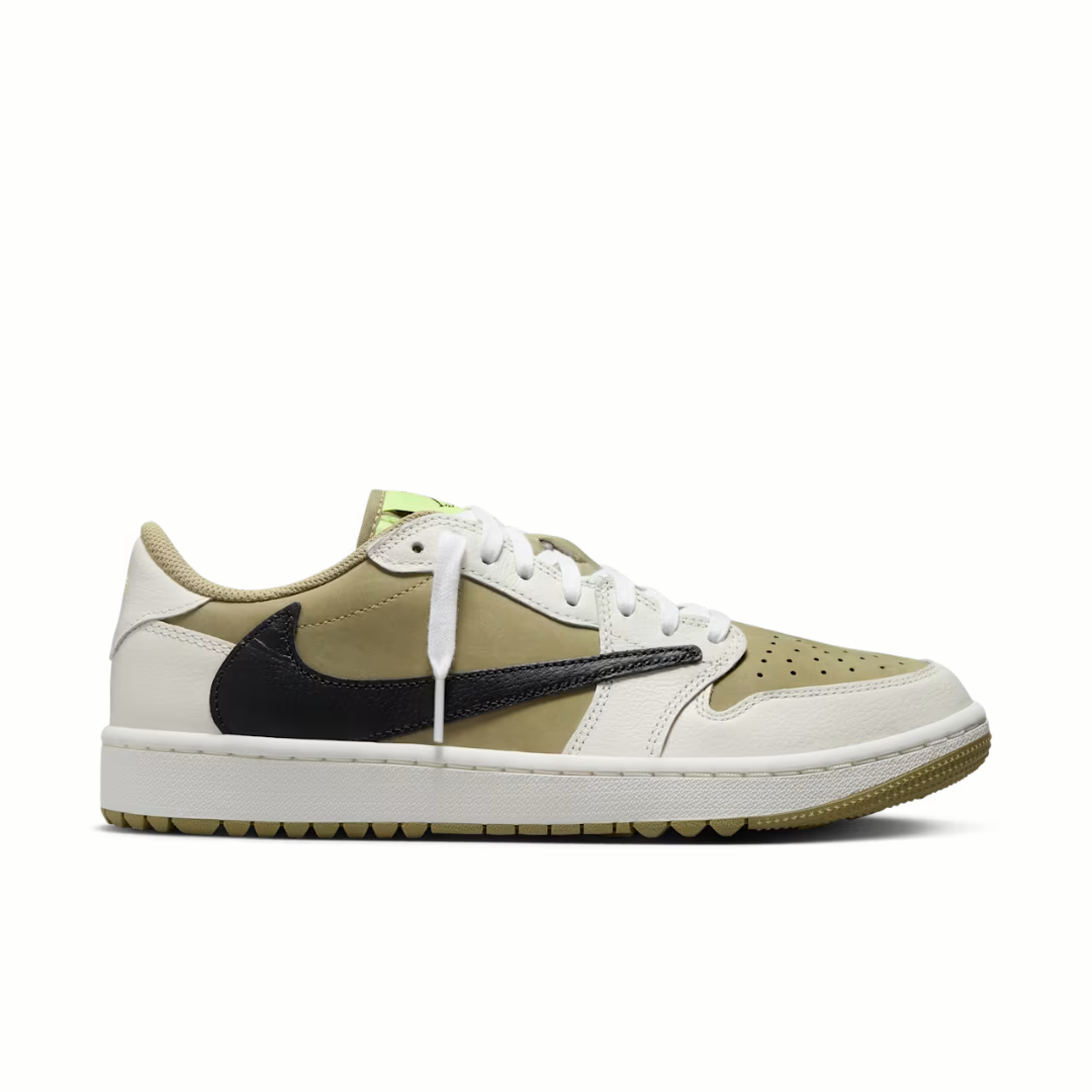Air Jordan 1 Retro Low Golf Travis Scott Neutral Olive