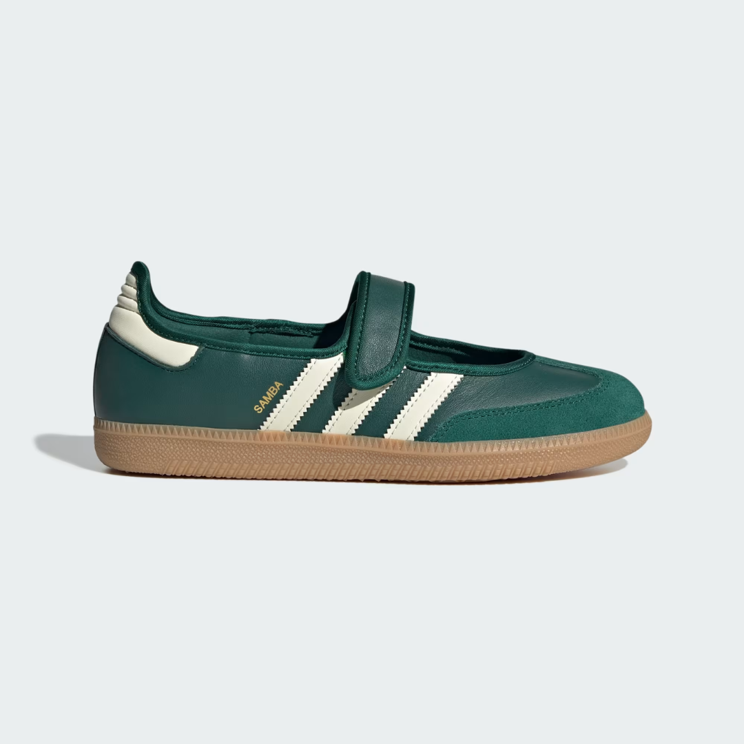 Samba Jane Green White Gum