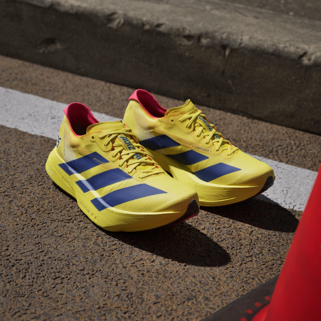 Adizero Adios Pro 4 Yellow Navy