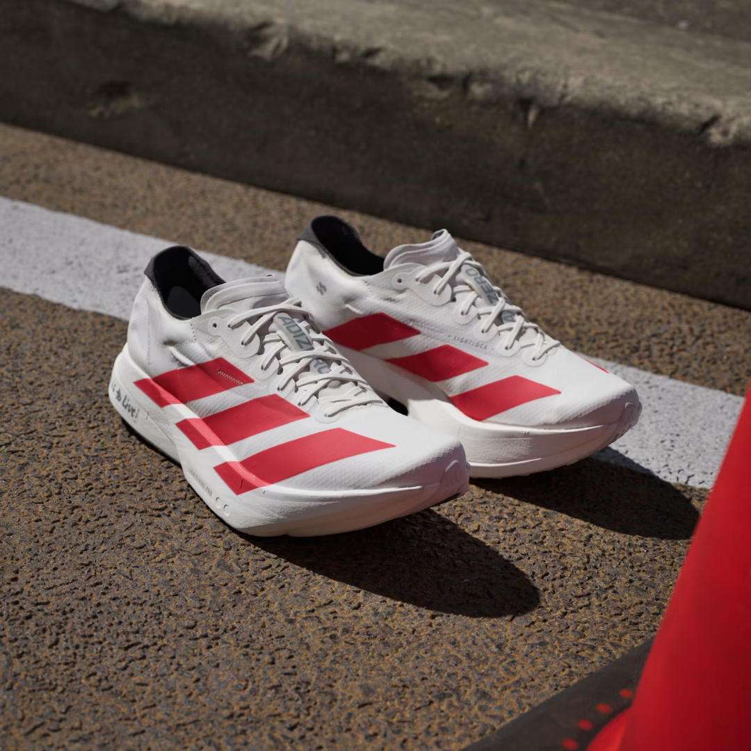 Adizero Adios Pro 4 Off White Better Scarlet