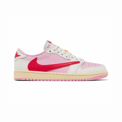 Air Jordan 1 Retro Low OG SP Travis Scott Sail Tropical Pink