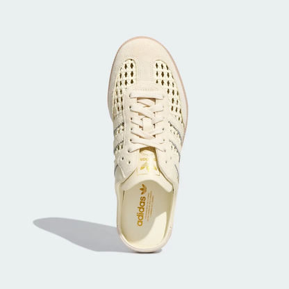 Samba Mule Woven Crew White