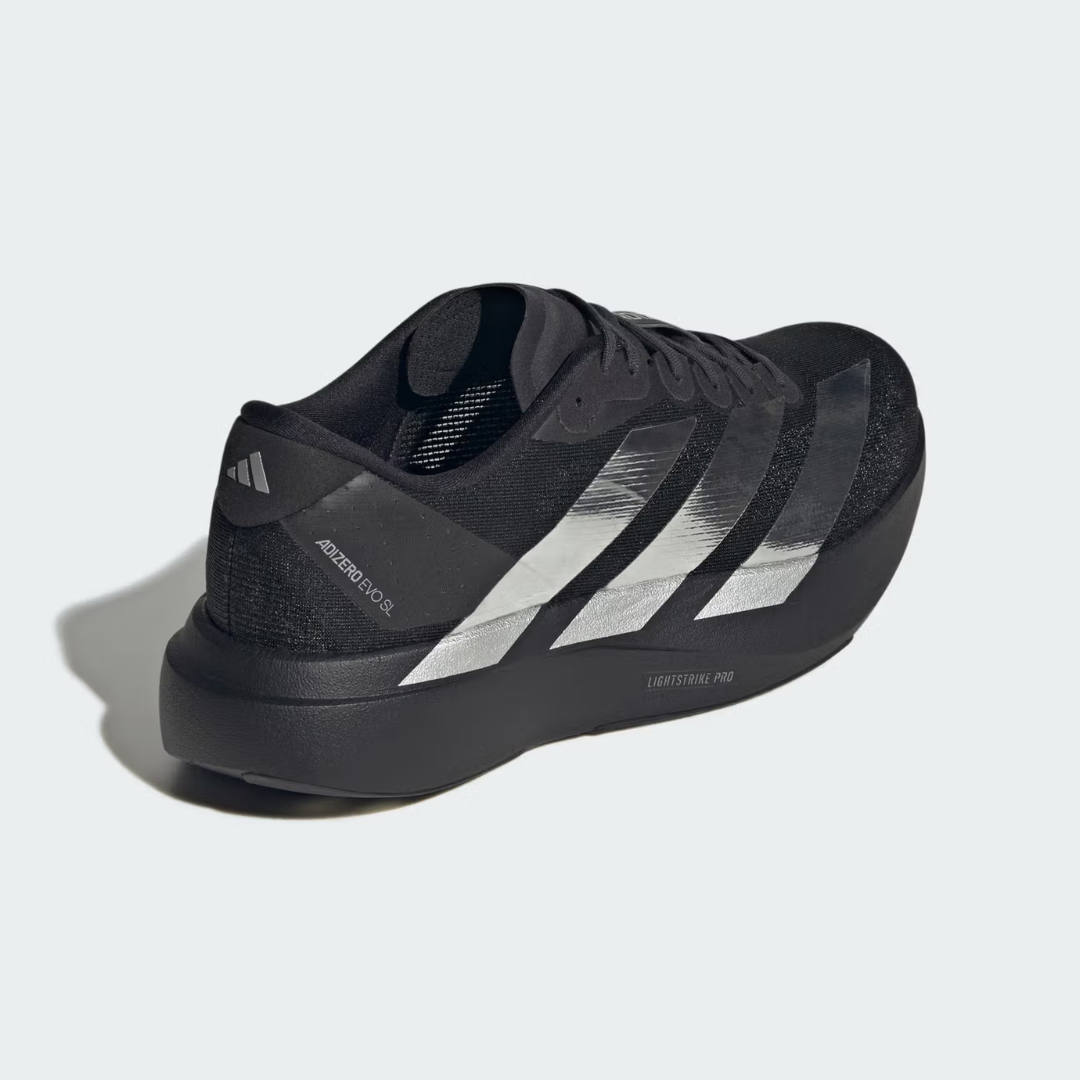 Adizero Evo SL Metallic Stripes Black Silver