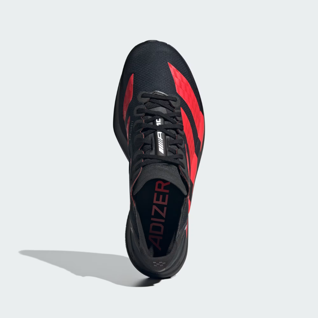 Adizero Adios Pro 4 Mercedes AMG Black Lucid Red