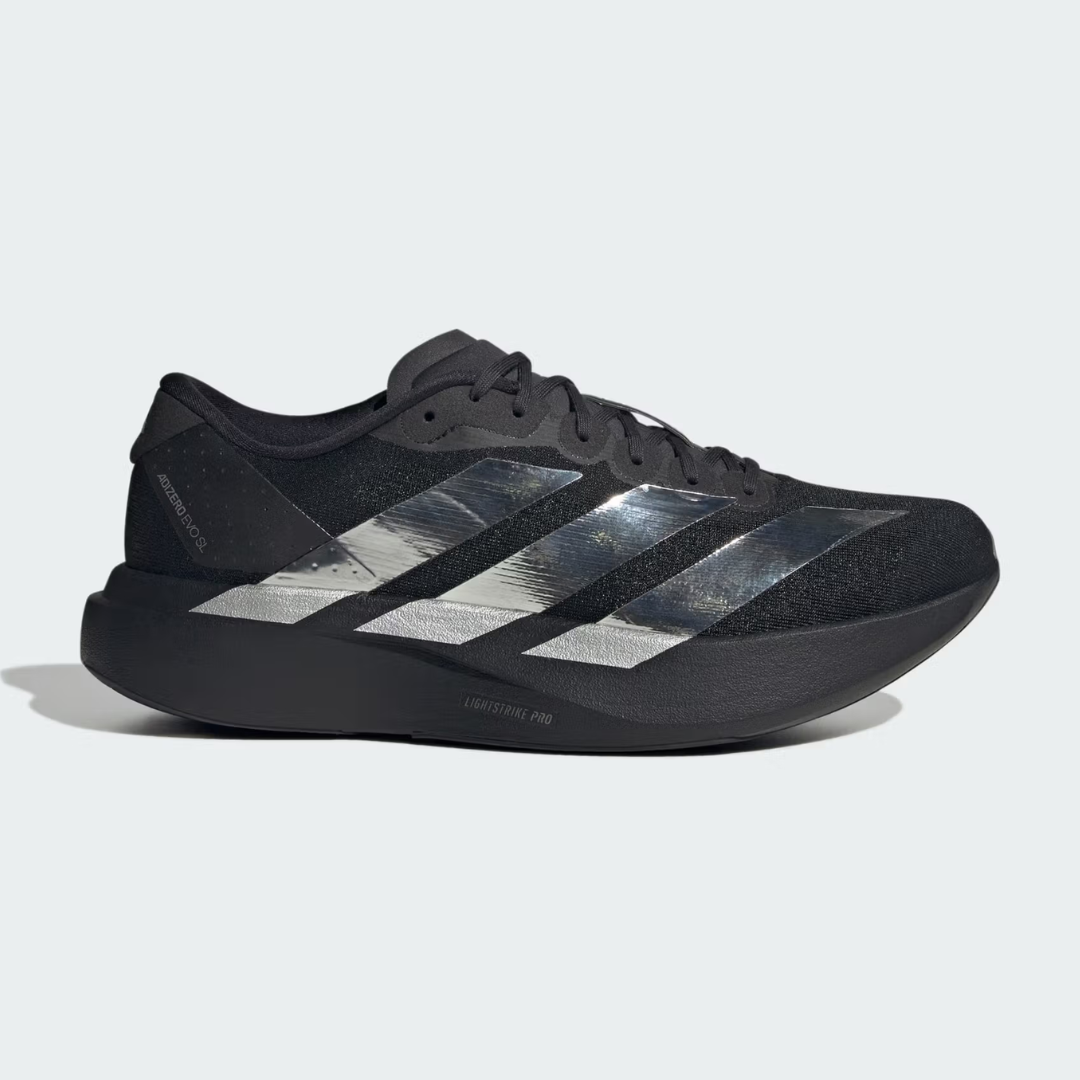 Adizero Evo SL Metallic Stripes Black Silver