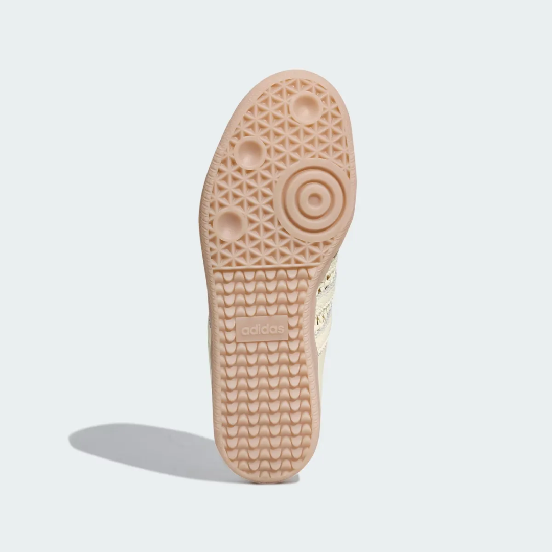 Samba Mule Woven Crew White