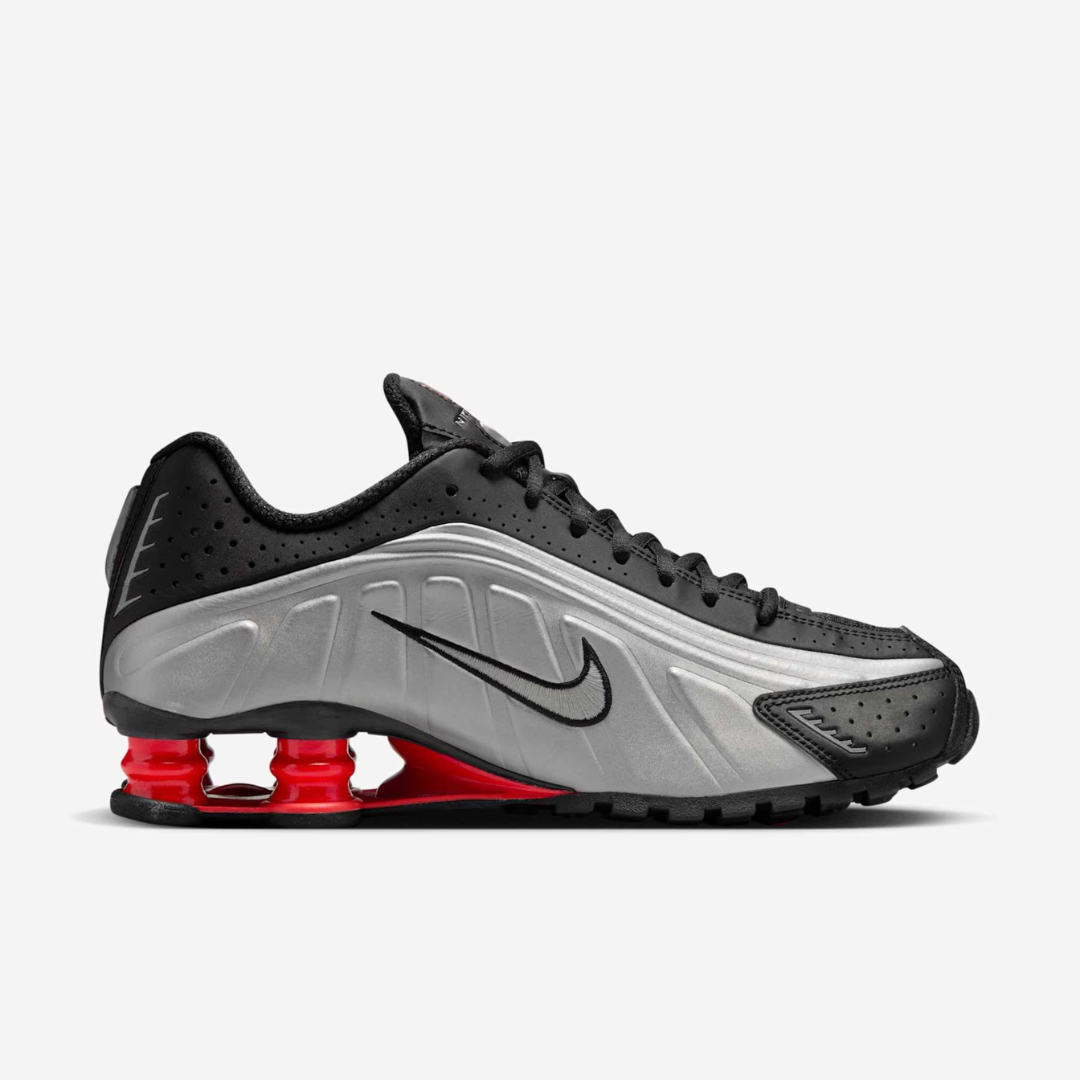 Nike Shox R4 Black Metallic Silver