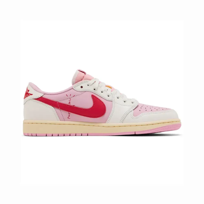 Air Jordan 1 Retro Low OG SP Travis Scott Sail Tropical Pink
