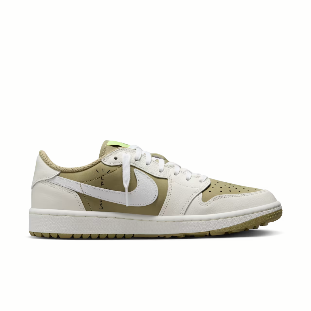 Air Jordan 1 Retro Low Golf Travis Scott Neutral Olive