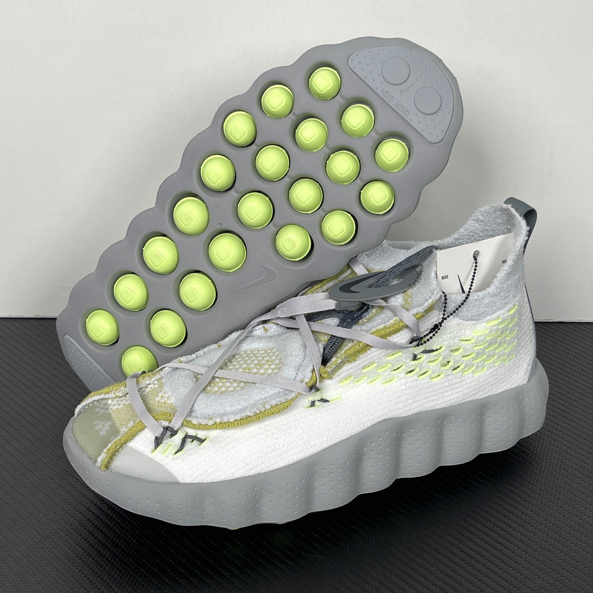 Nike Mind 002 Flyknit Wolf Grey and Pure Platinum