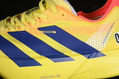 Adizero Adios Pro 4 Yellow Navy