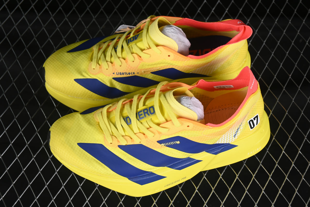 Adizero Adios Pro 4 Yellow Navy