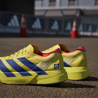 Adizero Adios Pro 4 Yellow Navy
