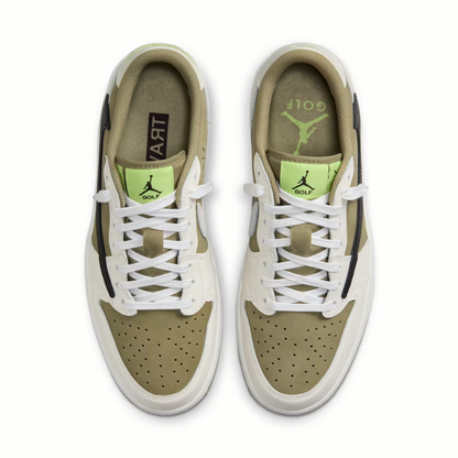 Air Jordan 1 Retro Low Golf Travis Scott Neutral Olive