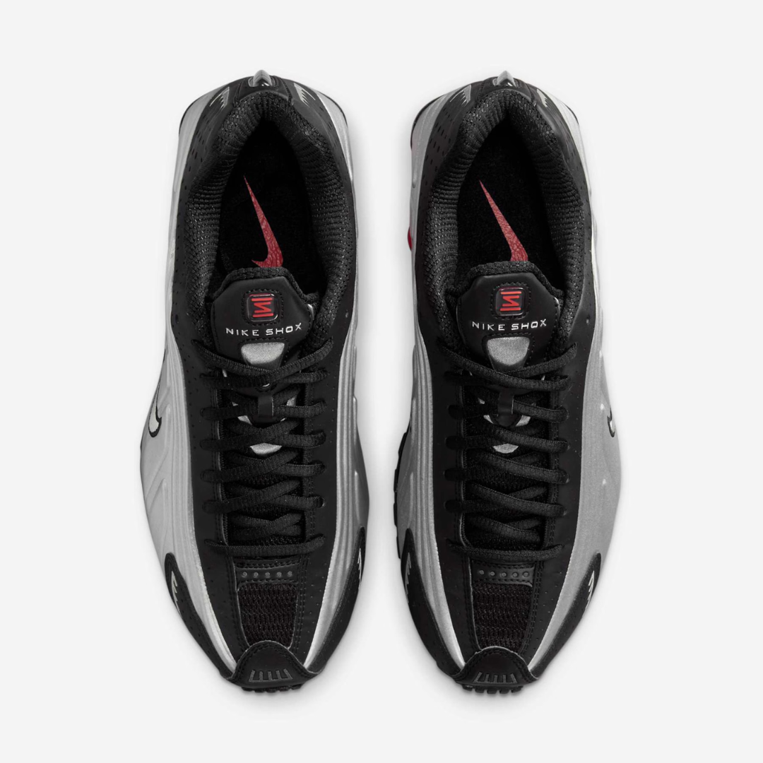 Nike Shox R4 Black Metallic Silver
