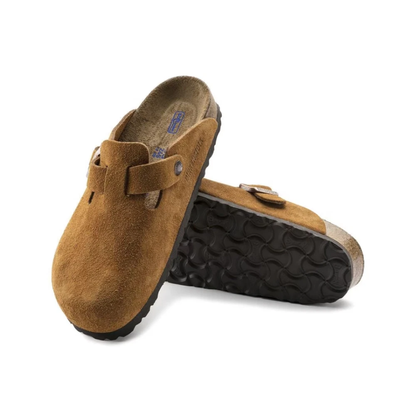 Birkenstock Boston Soft Footbed Suede Mink