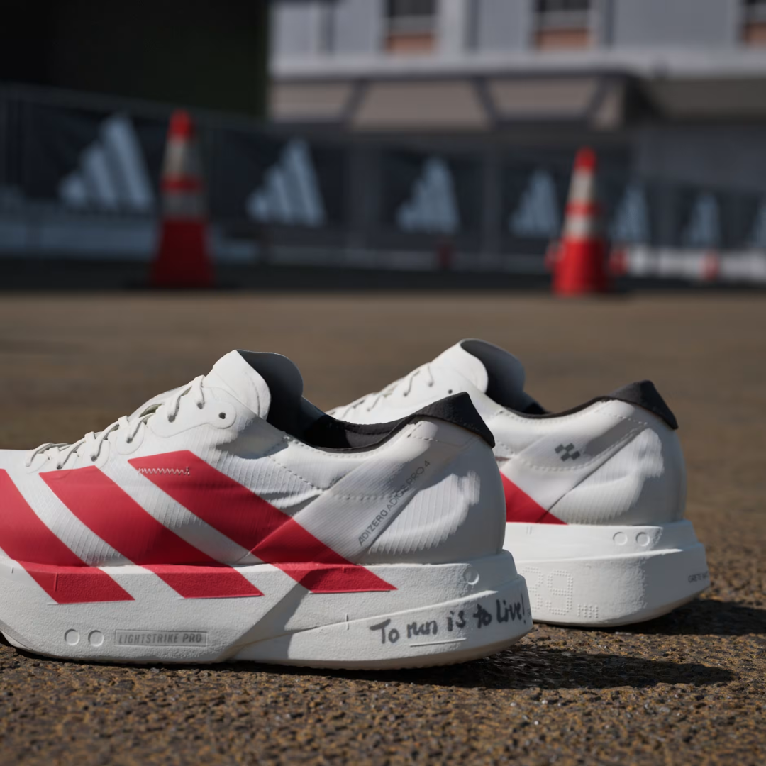 Adizero Adios Pro 4 Off White Better Scarlet