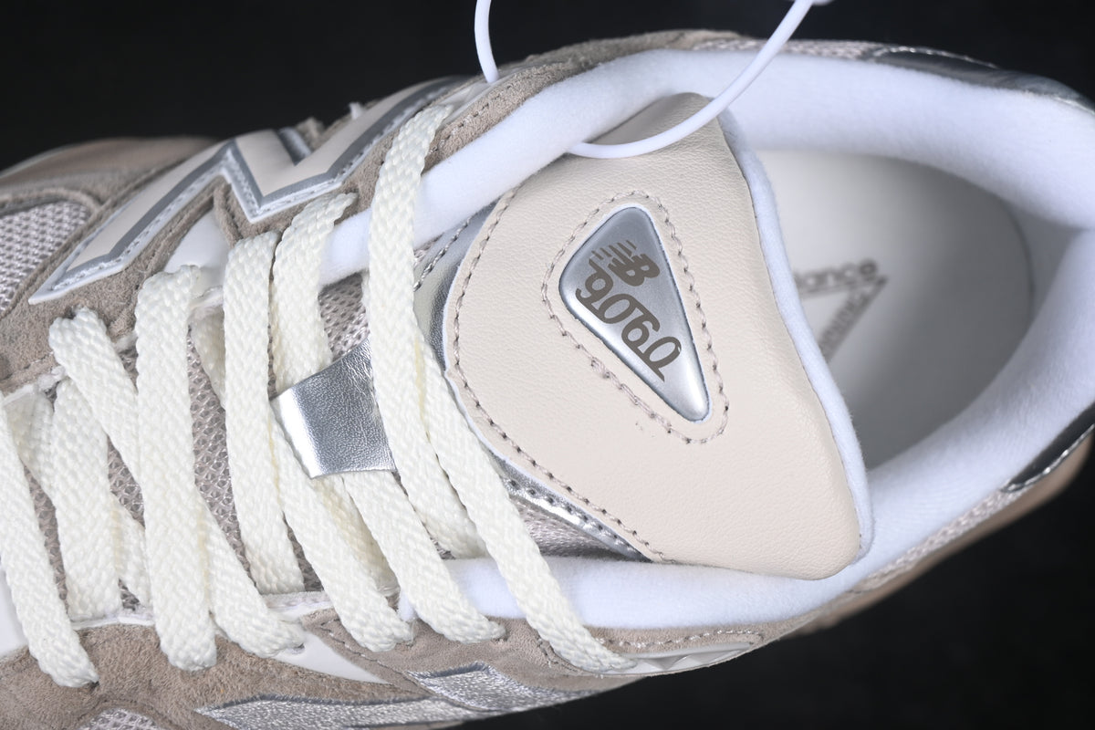 New Balance 9060 Moonbeam Silver Metallic Driftwood
