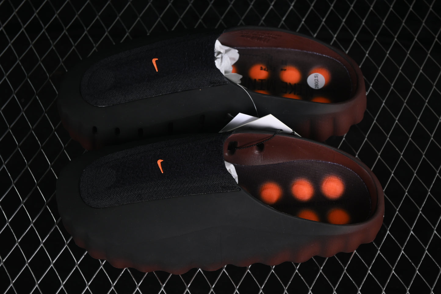 Nike Mind 001 Flyknit Slide Bronze Eclipse Total Orange